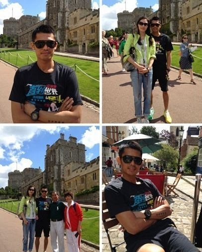 [林丹全家合影]