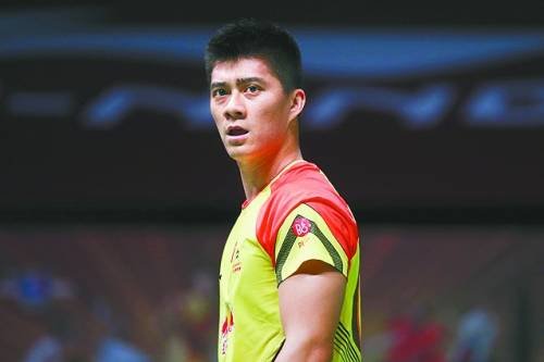 傅海峰在比賽中