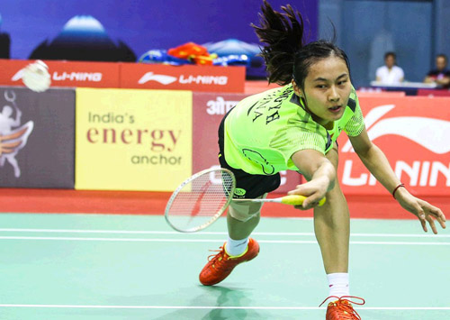 湯尤杯中國男女隊進八強 -- 王儀涵