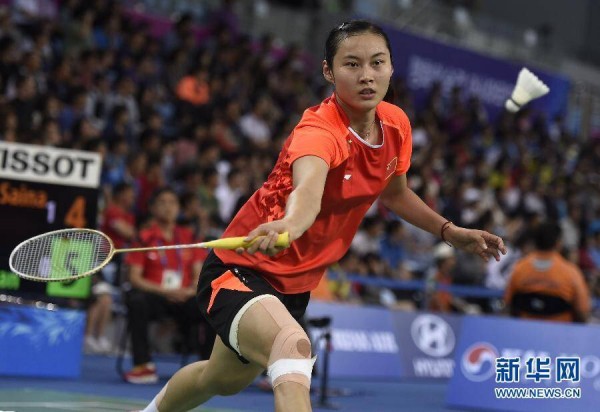 丹麦赛谌龙进决赛PK韩冤家 李雪芮王仪涵会师