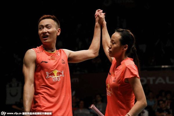 羽球世锦赛-中国2组合会师决赛 提前锁混双冠军